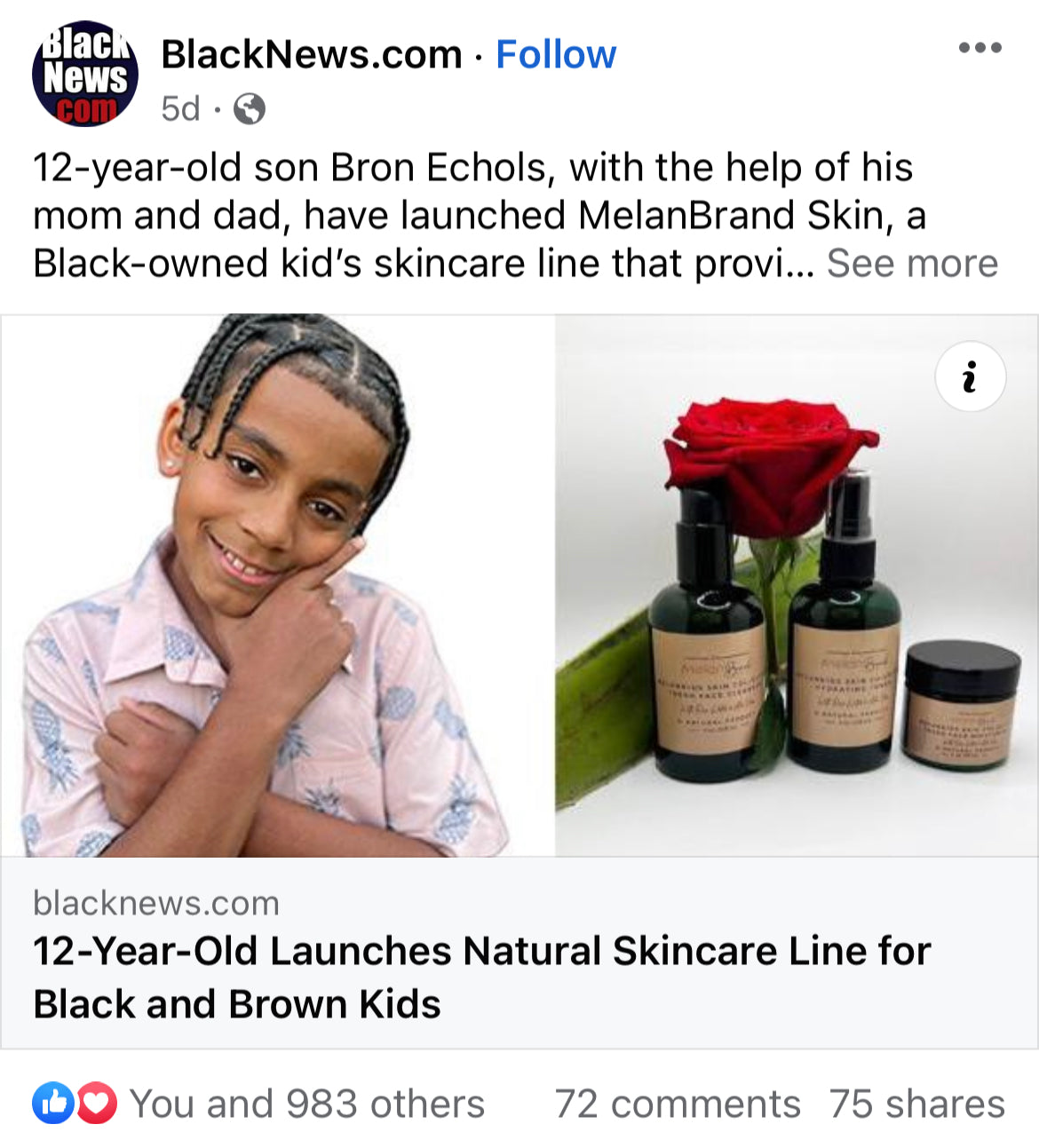 Melanbrand Skin Premium Products For Black And Brown Kids